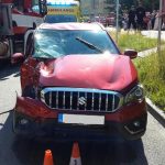 Ranní střet s trolejbusem v Budějovicích zavinil podle policie řidič auta. Doplněny fotografie od hasičů