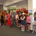 Galerii U Hrocha rozzářily výtvarné práce klientů bechyňského Domova pro seniory