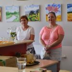 Galerii U Hrocha rozzářily výtvarné práce klientů bechyňského Domova pro seniory