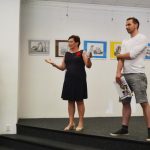 Galerii U Hrocha rozzářily výtvarné práce klientů bechyňského Domova pro seniory