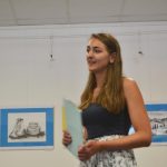 Galerii U Hrocha rozzářily výtvarné práce klientů bechyňského Domova pro seniory