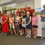 Galerii U Hrocha rozzářily výtvarné práce klientů bechyňského Domova pro seniory