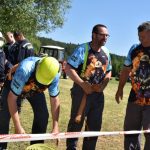 V Srlíně hasiči soutěžili s nabíráním z říčky Smutná