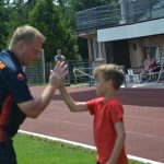 Mladí gólmani zakončili kemp tradičně soutěží jeden na jednoho