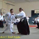 Soběslav přivítala vzácnou návštěvu. Michele Quaranta zdokonaloval aikidisty