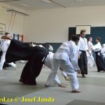 Soběslav přivítala vzácnou návštěvu. Michele Quaranta zdokonaloval aikidisty
