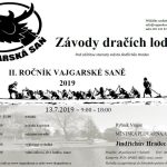 Na Vajgar se sjedou dračí lodě, startuje 2. ročník Vajgarské Saně
