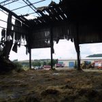 Ve Slavonicích hořely balíky sena. Požár likvidovalo osm jednotek hasičů, škoda je 750 tisíc