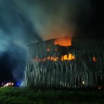 Ve Slavonicích hořely balíky sena. Požár likvidovalo osm jednotek hasičů, škoda je 750 tisíc