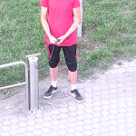 Poškození cyklo pumpy na Sokolském ostrově vandalovi neprošlo