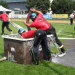 Z dalšího dějství pohárové soutěže Písecka vezli poháry vítězů Cigler team a hasičky Jehnědna a Dobrošova