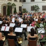 Táborský symfonický orchestr Bolech se v Třeboni připravoval na Táborská setkání