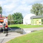 Hasiči cvičili zásah v areálu strakonické čističky