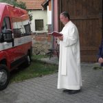 V Křenovicích pokřtili nové hasičské auto