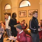 Strakoničtí fanoušci fotbalové Sparty se na derby naladili setkáním s hráči Costou a Hanouskem