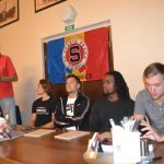 Strakoničtí fanoušci fotbalové Sparty se na derby naladili setkáním s hráči Costou a Hanouskem