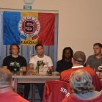 Strakoničtí fanoušci fotbalové Sparty se na derby naladili setkáním s hráči Costou a Hanouskem