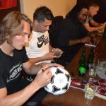 Strakoničtí fanoušci fotbalové Sparty se na derby naladili setkáním s hráči Costou a Hanouskem