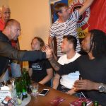 Strakoničtí fanoušci fotbalové Sparty se na derby naladili setkáním s hráči Costou a Hanouskem