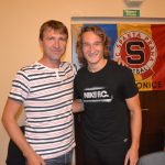 Strakoničtí fanoušci fotbalové Sparty se na derby naladili setkáním s hráči Costou a Hanouskem