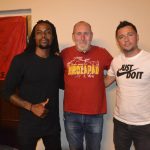 Strakoničtí fanoušci fotbalové Sparty se na derby naladili setkáním s hráči Costou a Hanouskem