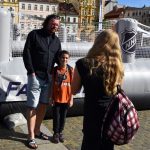 Do Českých Budějovic dorazila NHL Global Fan Tour. Nechyběli Roman Turek a Aleš Kotalík