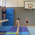 Tučapské gymnastky si zacvičily s českými reprezentantkami