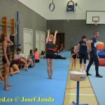 Tučapské gymnastky si zacvičily s českými reprezentantkami