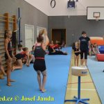 Tučapské gymnastky si zacvičily s českými reprezentantkami