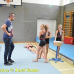Tučapské gymnastky si zacvičily s českými reprezentantkami