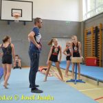 Tučapské gymnastky si zacvičily s českými reprezentantkami