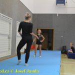 Tučapské gymnastky si zacvičily s českými reprezentantkami