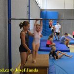 Tučapské gymnastky si zacvičily s českými reprezentantkami
