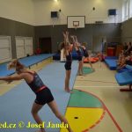 Tučapské gymnastky si zacvičily s českými reprezentantkami