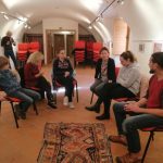 Umění vyprávět příběh předával lidem Martin Hak na dílně storytellingu v knihovně