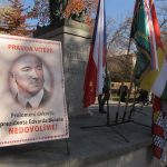 Na 450 lidí manifestovalo v Táboře za ochranu Benešových dekretů a proti snahám o jejich prolomení