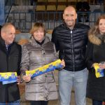 Písečtí si v pátek večer u Otavy na Slavii posvítili