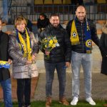 Písečtí si v pátek večer u Otavy na Slavii posvítili