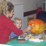 Halloween zavítal do Bošovic. Překvapení bylo v rakvi