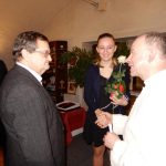 Na vernisáž obrazů Martina Třeštíka přijel do Milevska bývalý děkan Jakub Berka
