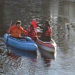 Novoroční Otava měla 0,3 stupně Celsia, zaplavaly si v ní tři desítky otužilců
