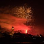 Soběslavské náměstí se v novoroční podvečer zaplnilo. Diváci si užili ohňostroj
