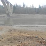 Na zbytky staveb pod Podolským mostem se jezdí dívat i lidé z daleka