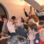 Strakonický Hradní sklípek obsadili příznivci fotbalistů pražské Slavie