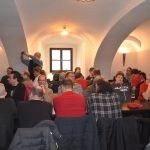 Strakonický Hradní sklípek obsadili příznivci fotbalistů pražské Slavie