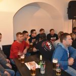 Strakonický Hradní sklípek obsadili příznivci fotbalistů pražské Slavie