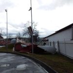 Hasiči kromě stromů řeší srolované střechy a uvolněné billboardy