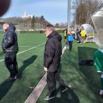 Hokejové skóre ve fotbalovém zápase Krumlova a Kaplice