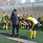 Hokejové skóre ve fotbalovém zápase Krumlova a Kaplice