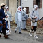Masopustní tradice v Borotíně trvá minimálně 30 let. Maškary končí posezením v Kamenné Lhotě
